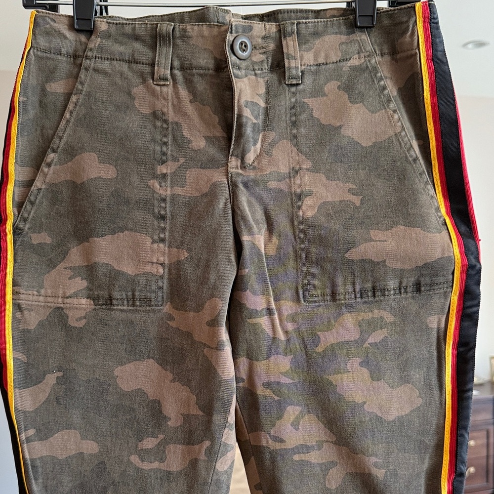 Pam & Gela Camouflage Pants with Side Stripes